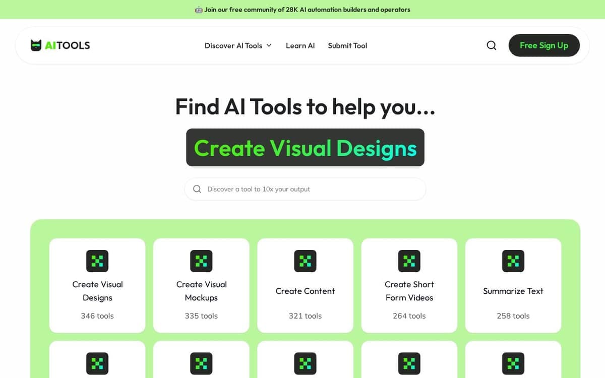 Homepage of AiTools (aitools.inc)
