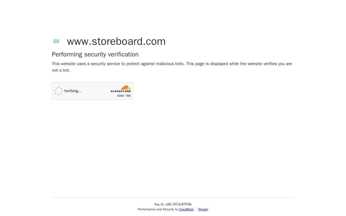 Homepage of Storeboard (storeboard.com)