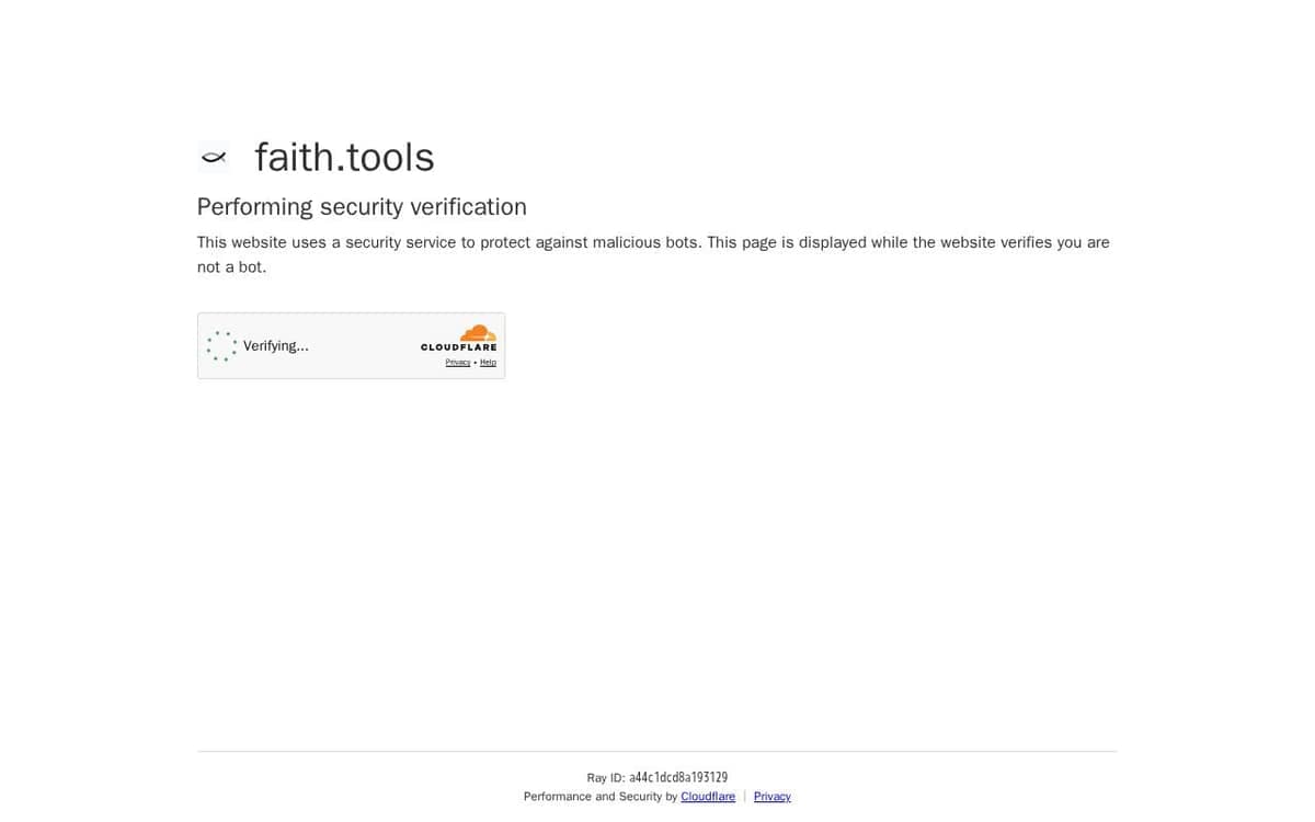 Homepage of Faith (faith.tools)