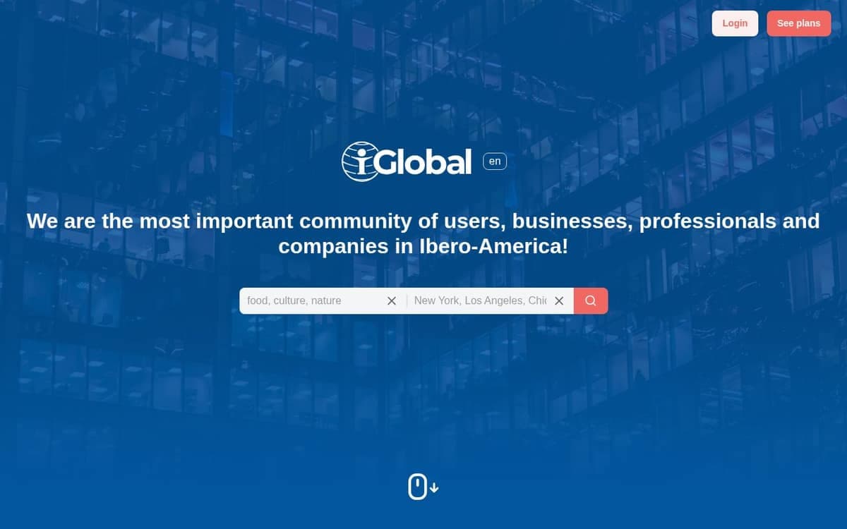 Homepage of Iglobal (iglobal.co)
