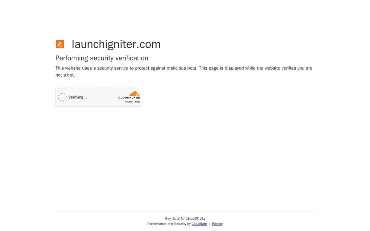 Homepage of LaunchIgniter (launchigniter.com)