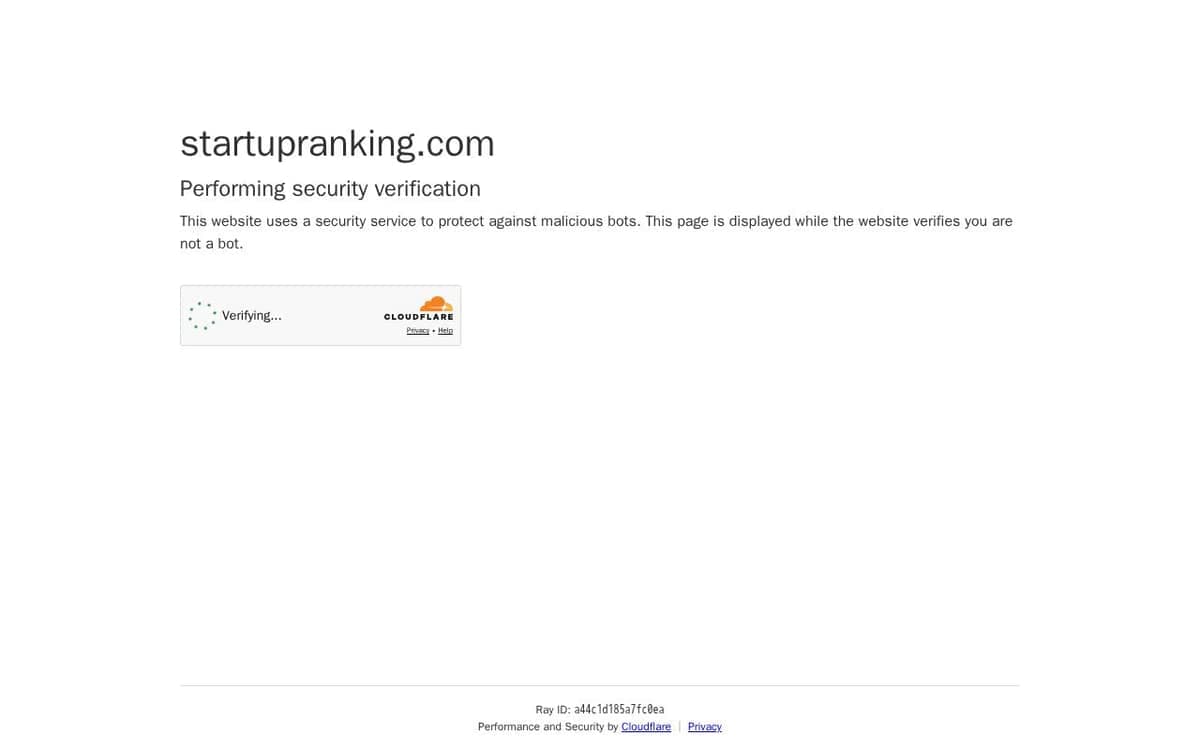 Homepage of Startup Ranking (startupranking.com)