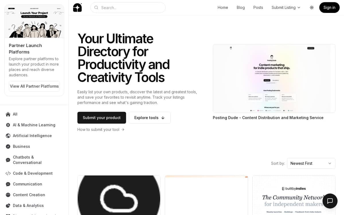 Homepage of Uno Directory (uno.directory)